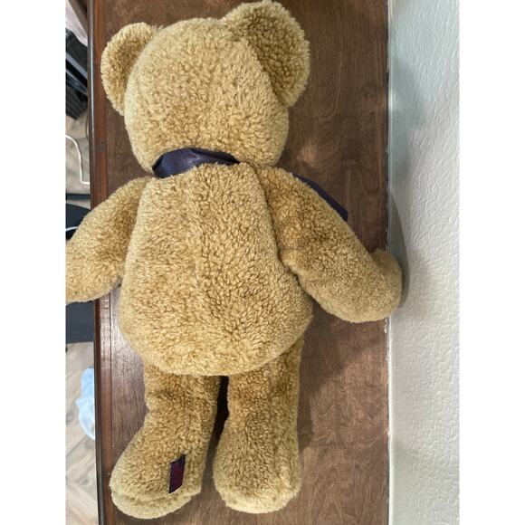 Boyd’s Bear Collection Plush Bear Brown 1991-1998 with Blue Bow Vintage - Picture 4 of 7